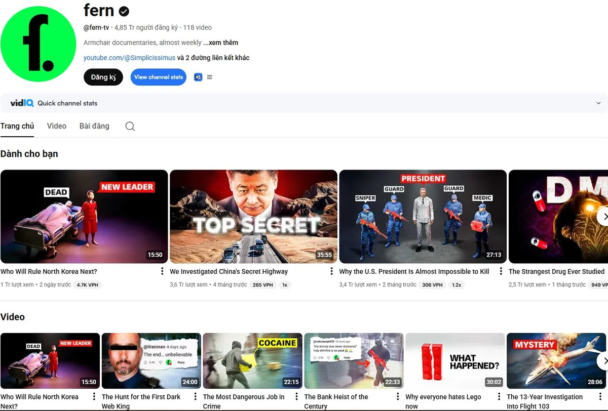 Cách làm phim tài liệu YouTube: bài học từ kênh fern