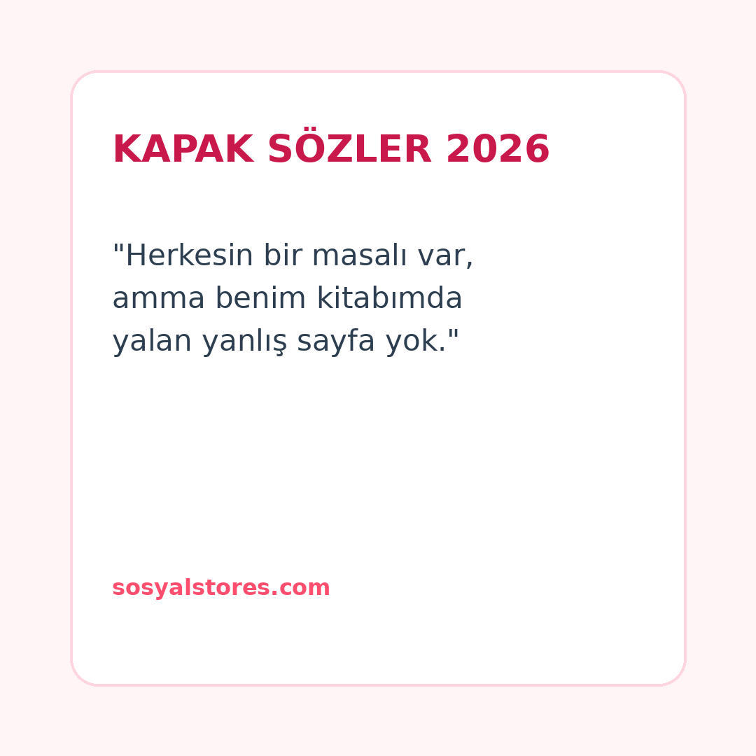 En ağır ve laf sokucu kapak sözler içeren Instagram gönderi görseli