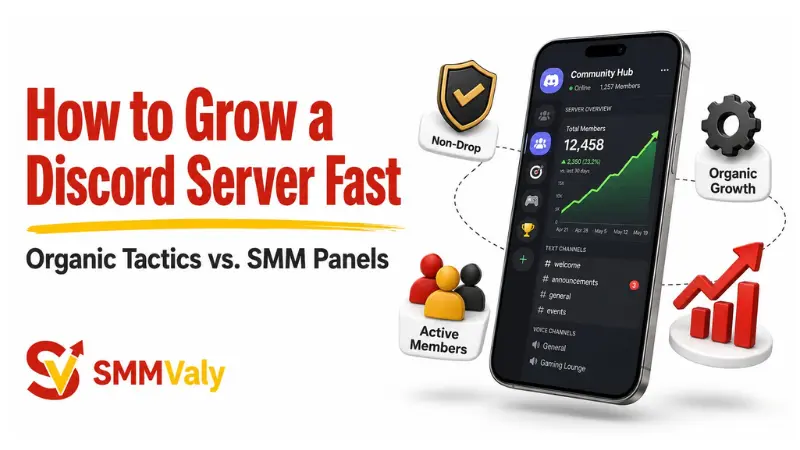 How to Grow a Discord Server Fast: Organic Tactics vs. SMM Panels
