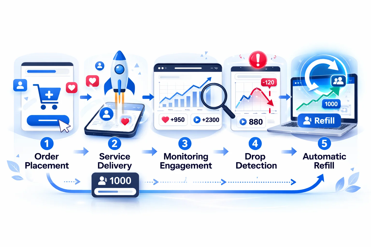 What Is Refill in SMM Panel | How Drop Protection Works