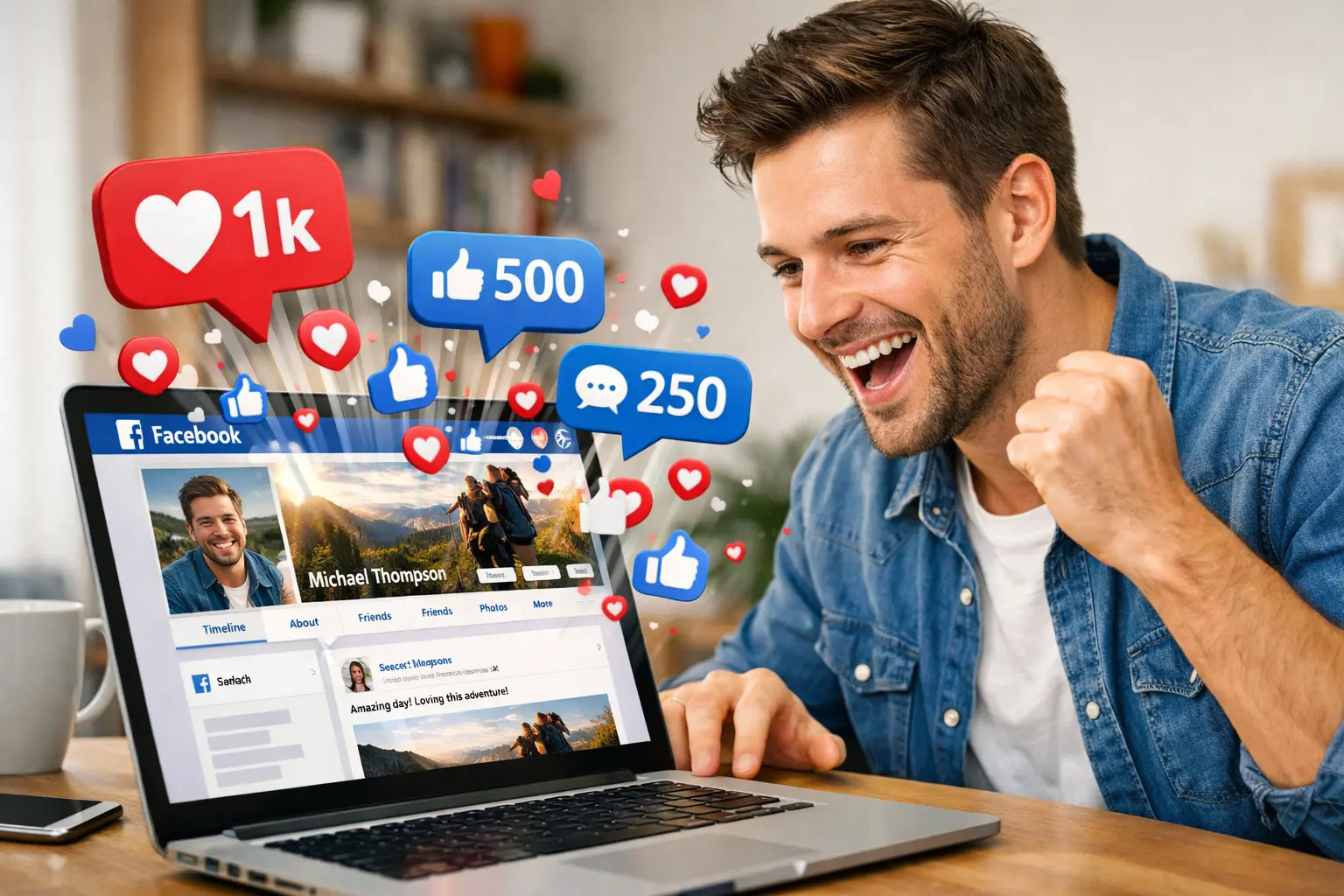 Boost Your Reach with Real Facebook Likes  | Fast & Easy with SMMVALY
