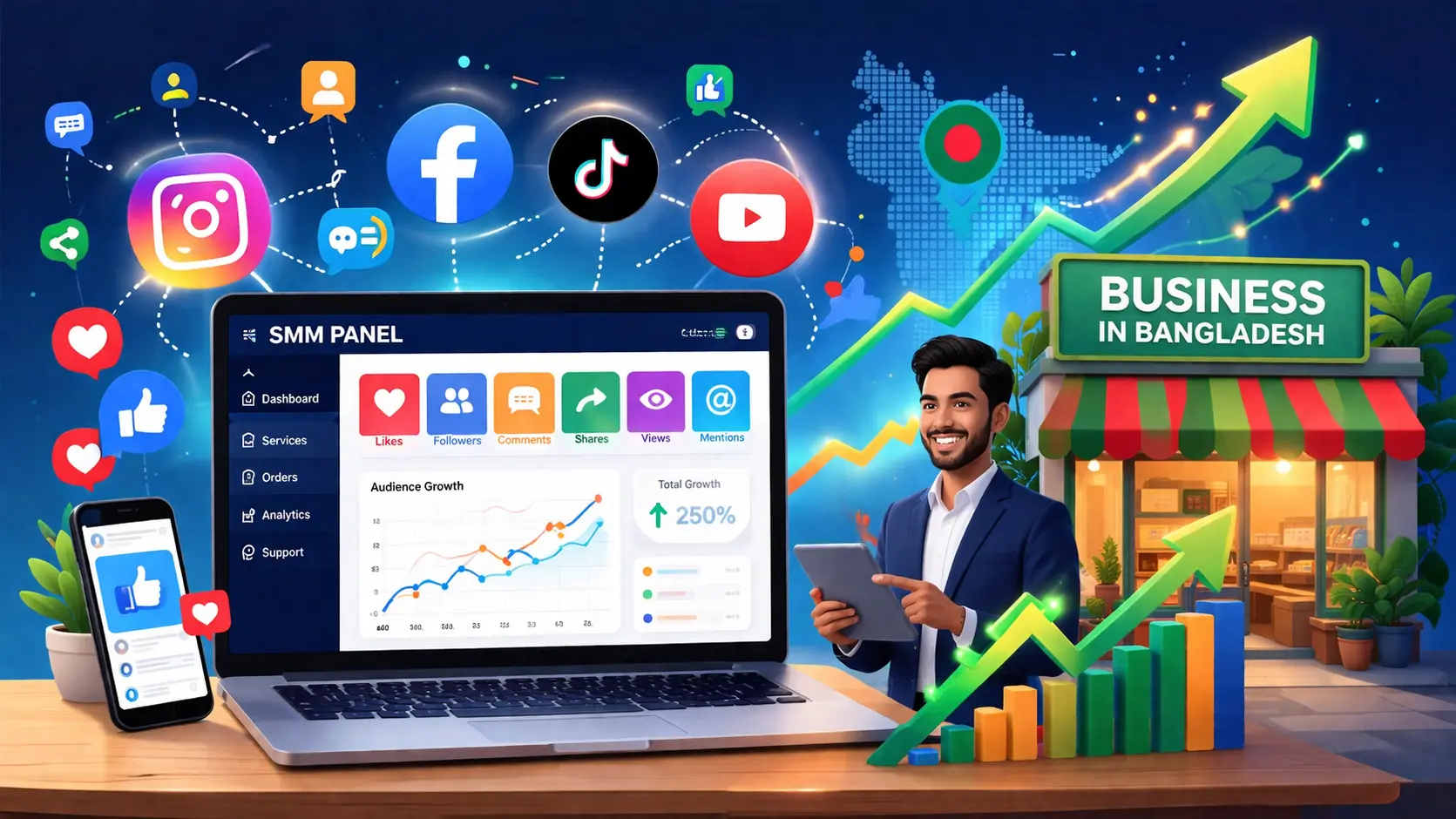 How To Choose The Best SMM Panel for Your Business in Bangladesh | SMMVALY