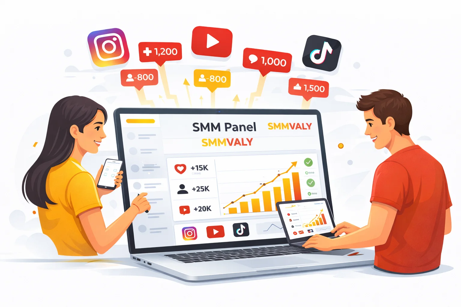 Easy SMM Panel | Cheapest & Reliable SMM Services | SMMVALY