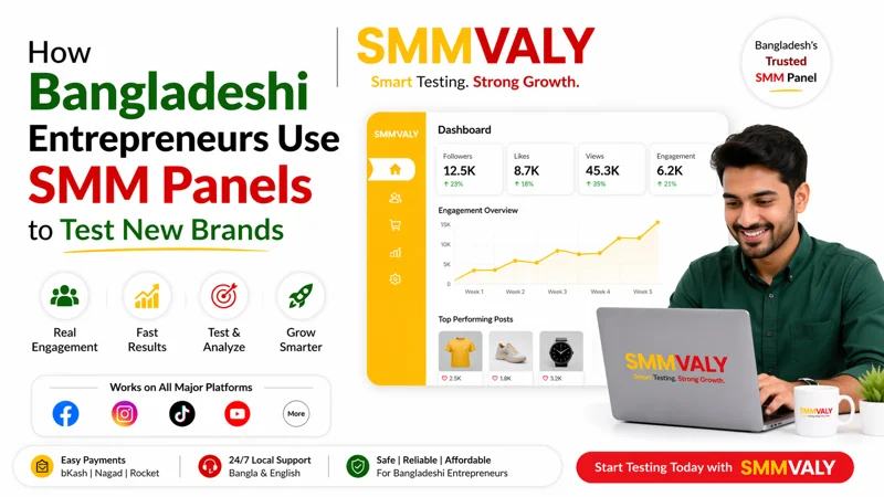 How Bangladeshi Entrepreneurs Use SMM Panels to Test New Brands in 2026