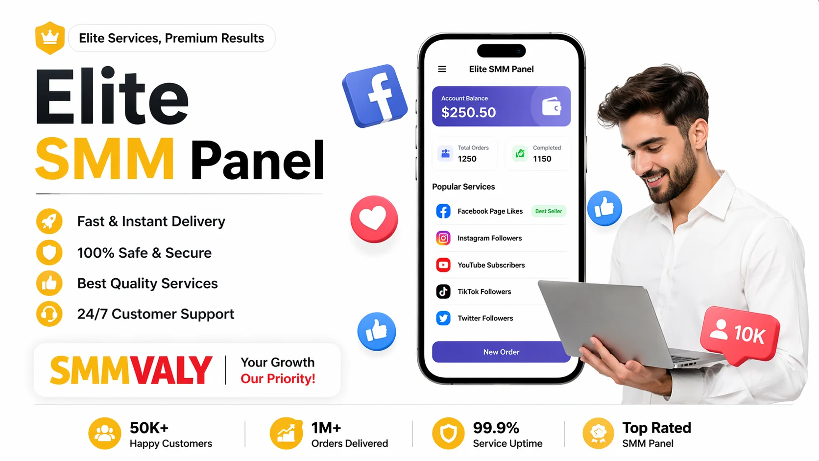 Best Elite SMM Panel for Social Media Growth & Marketing