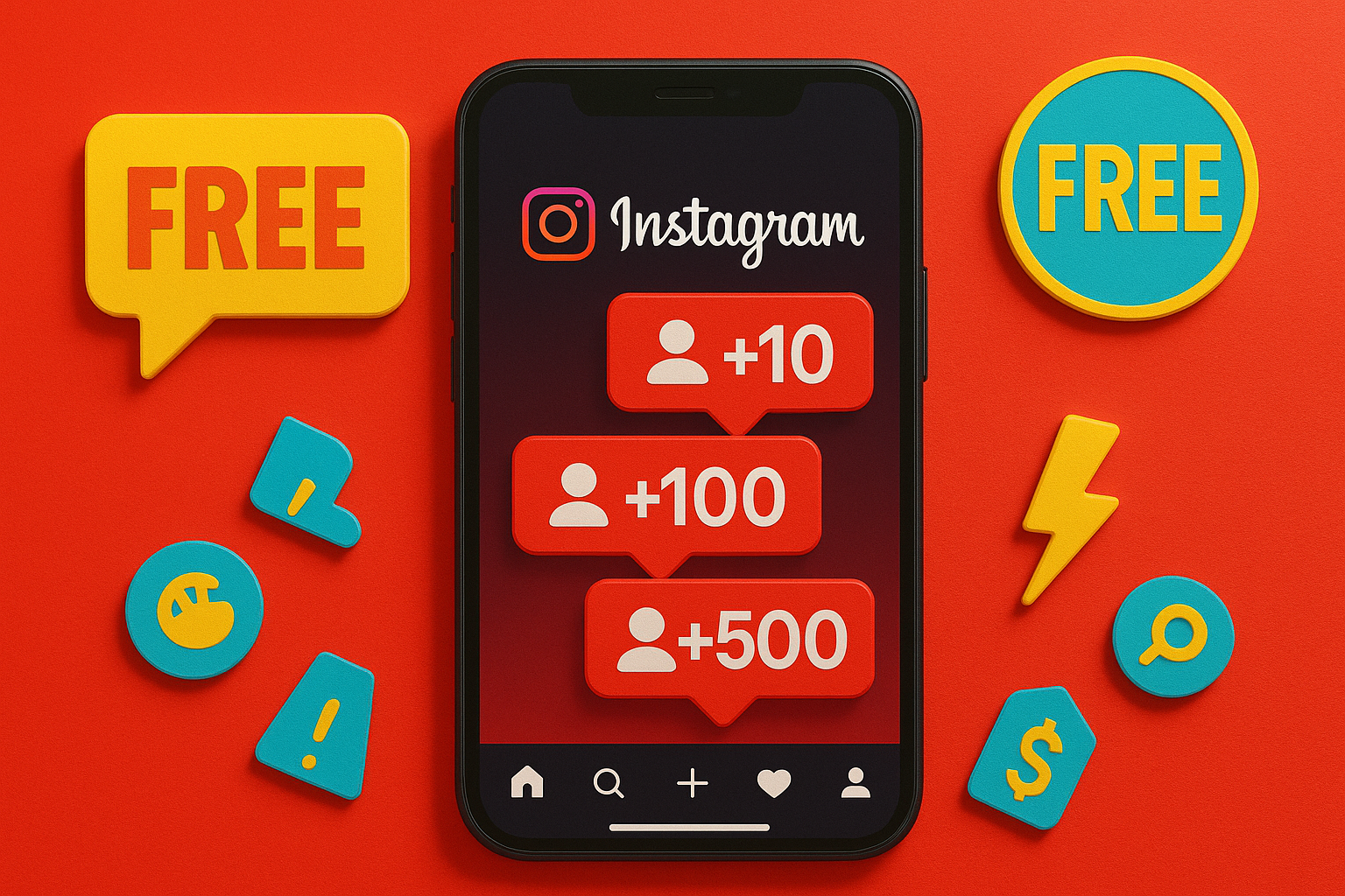 Como conseguir seguidores grátis no Instagram de forma segura Representação de perfil no Instagram ganhando seguidores grátis rapidamente