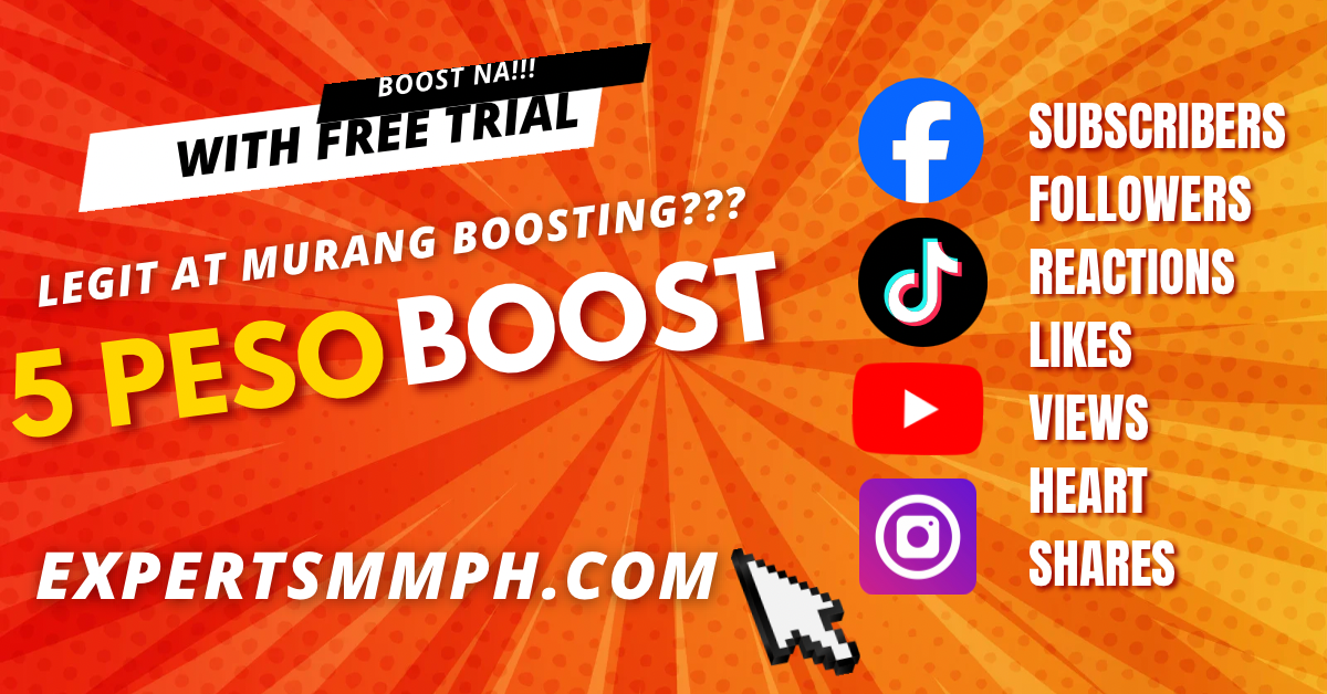 5 PISO BOOST FOR NEW USER