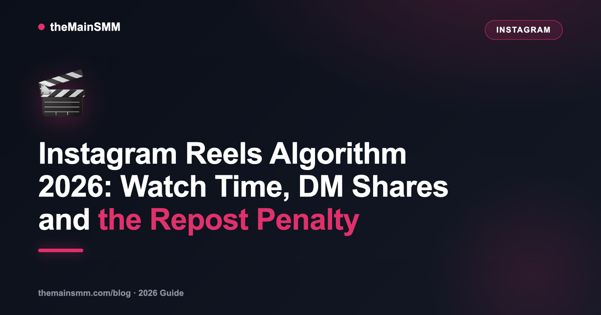 Instagram Reels Algorithm 2026: Watch Time, DM Shares and the Repost Penalty