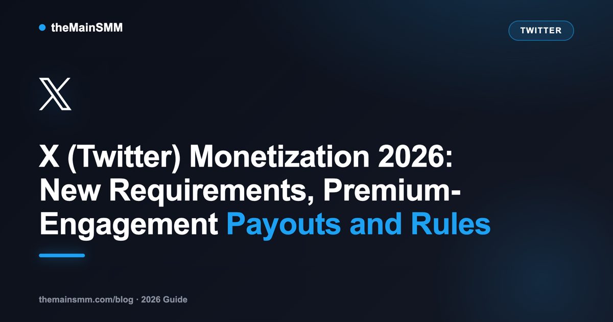 X (Twitter) Monetization 2026: New Requirements, Premium-Engagement Payouts and Rules