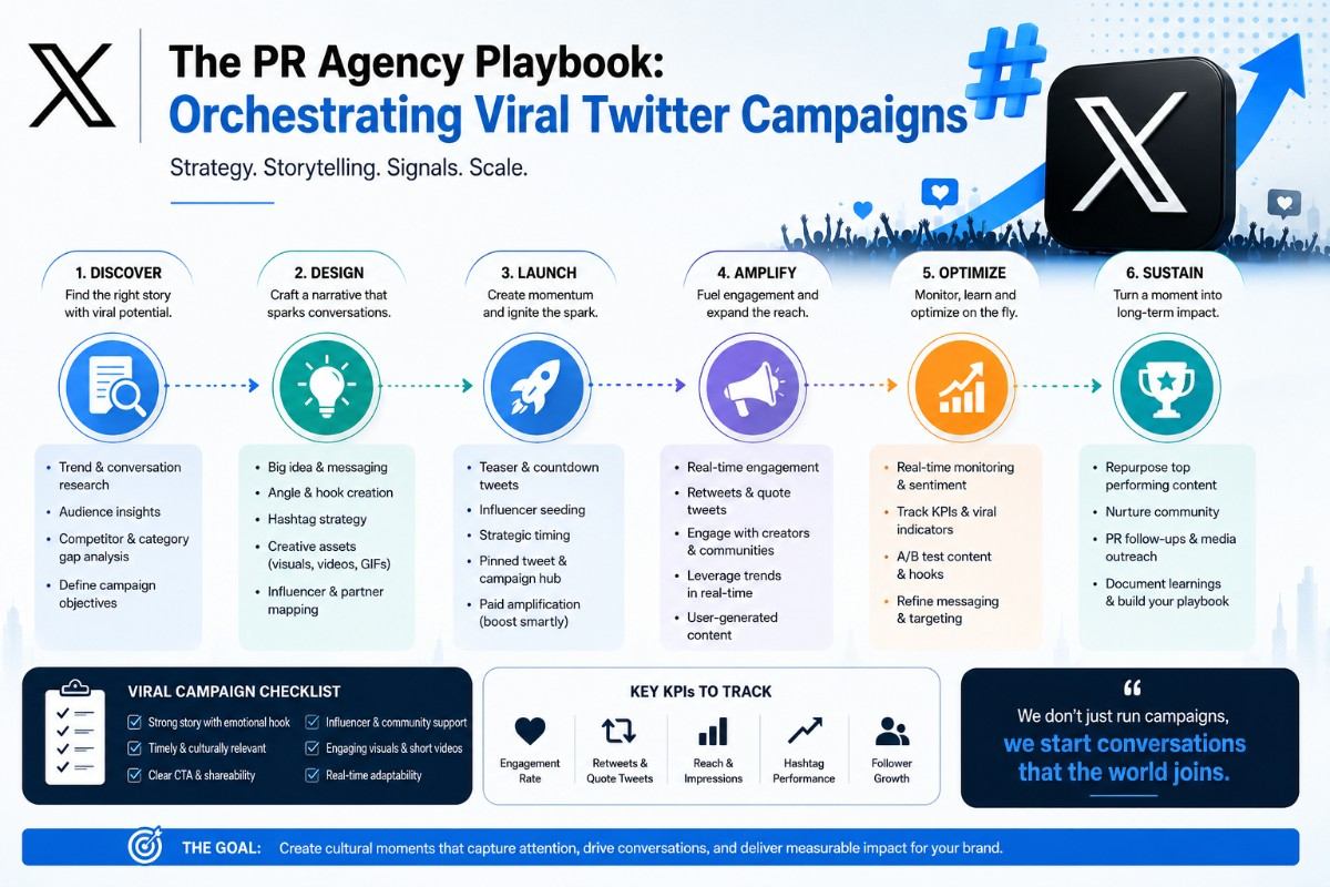 The PR Agency Playbook: Orchestrating Viral Twitter Campaigns