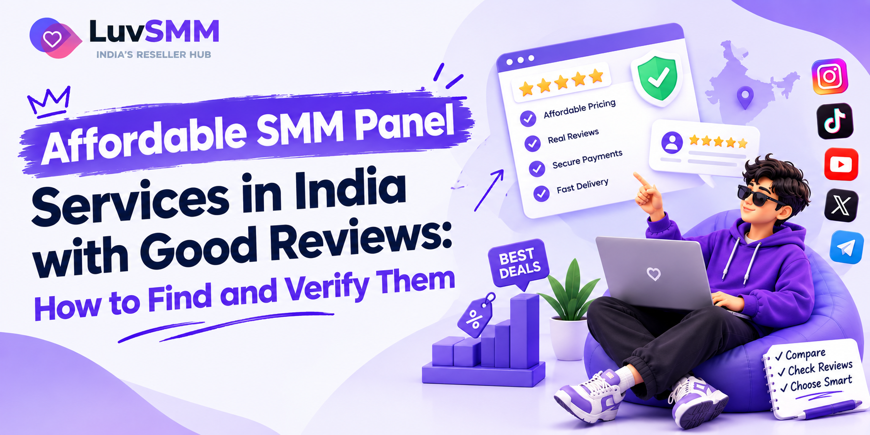 Affordable SMM Panel Services in India with Good Reviews: How to Find and Verify Them