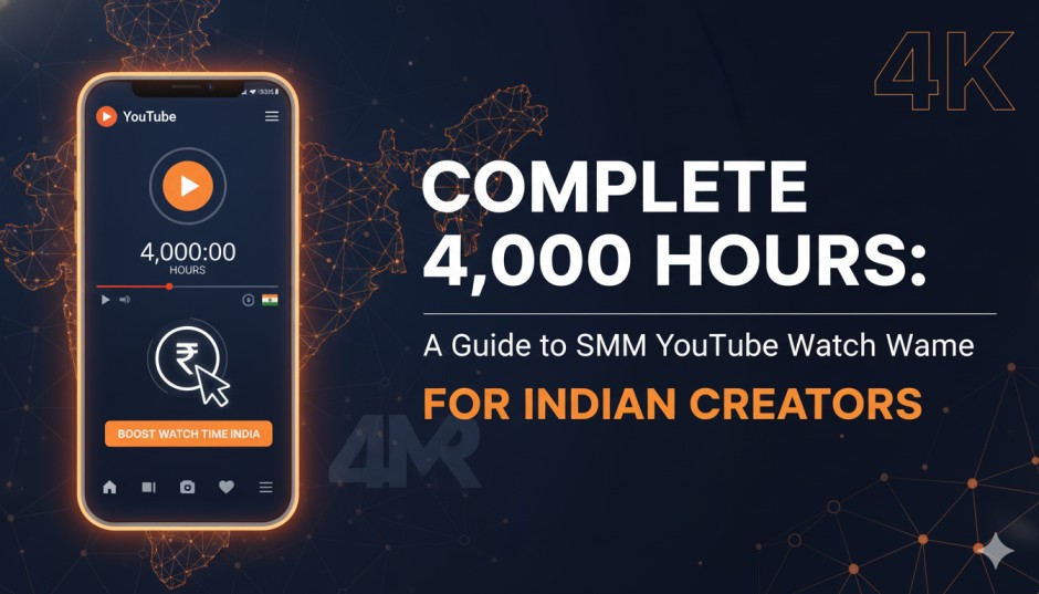 Complete 4,000 Hours: A Guide to SMM YouTube Watch Time for Indian Creators