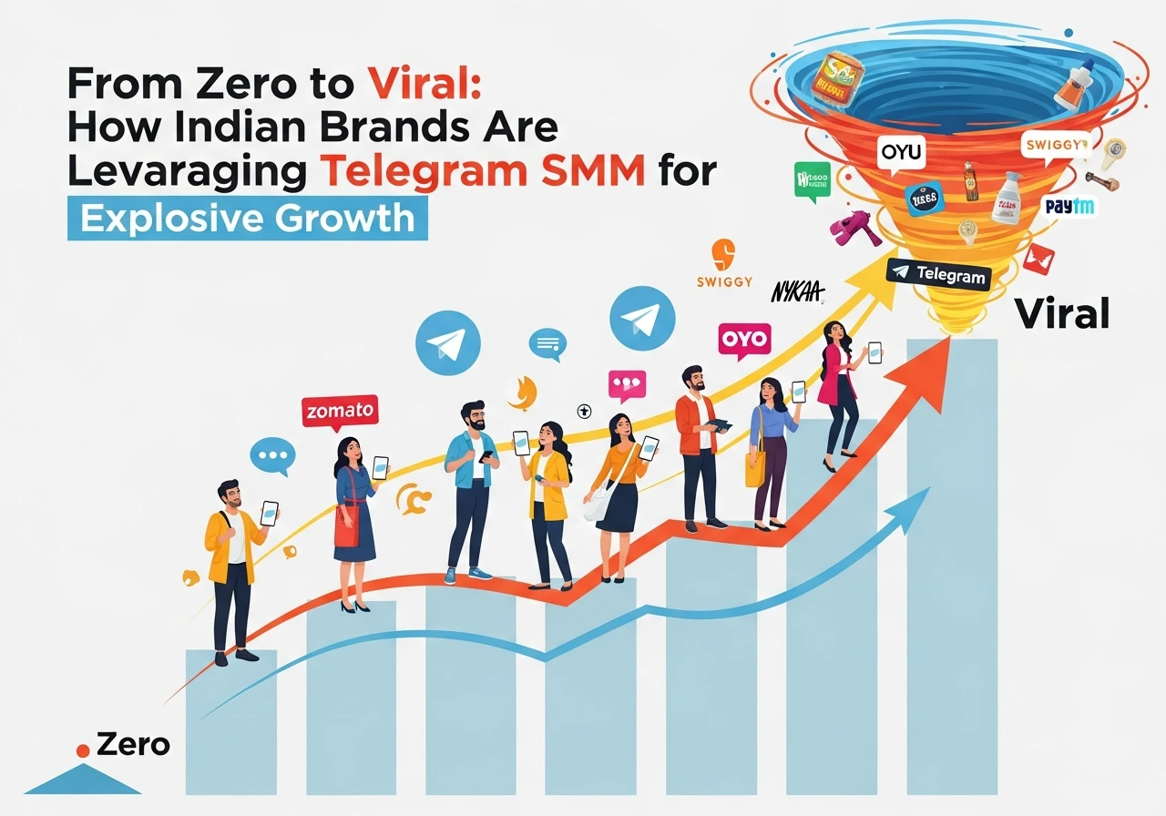 From Zero to Viral: How Indian Brands Are Leveraging Telegram SMM for Explosive Growth