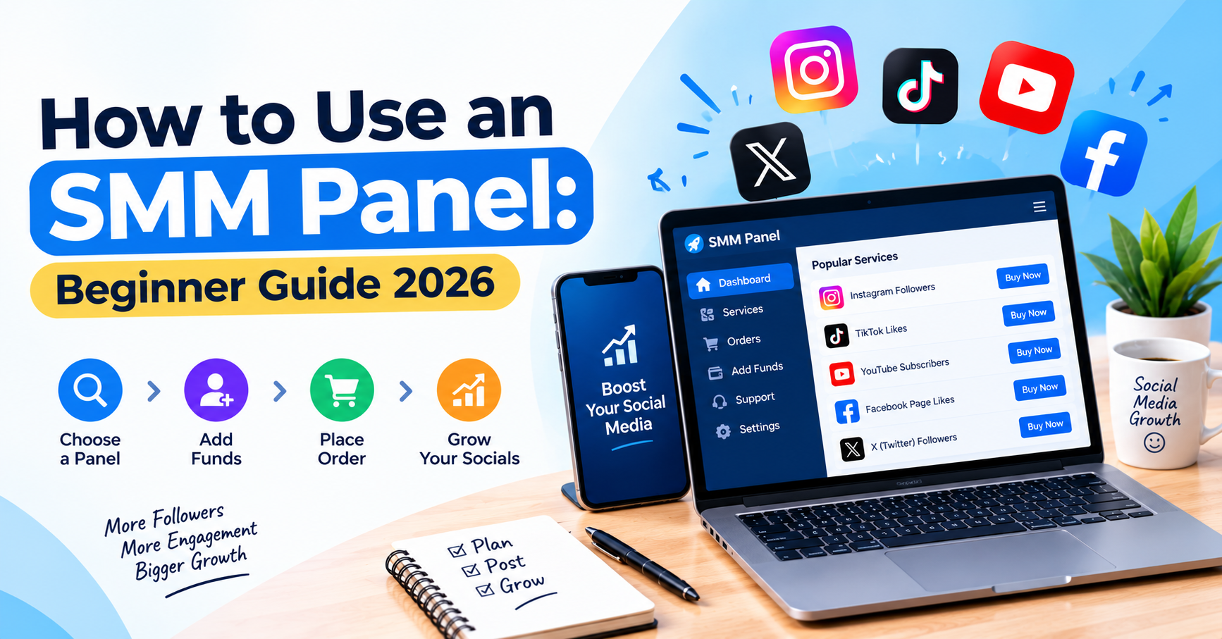  How to Use an SMM Panel: Beginner Guide 2026