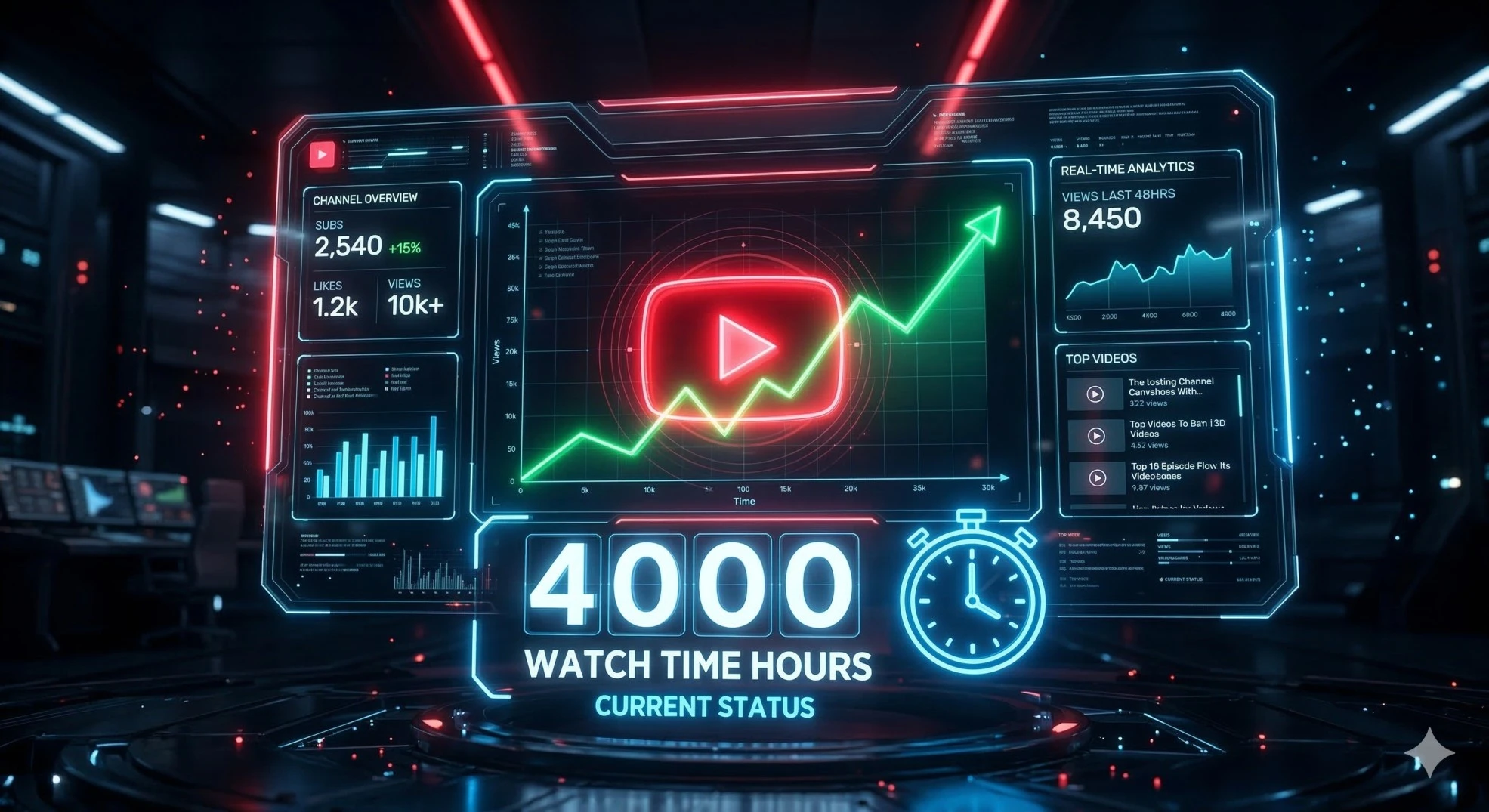 The Ultimate 2026 Guide: How to Get 4000 Watch Hours on YouTube Fast