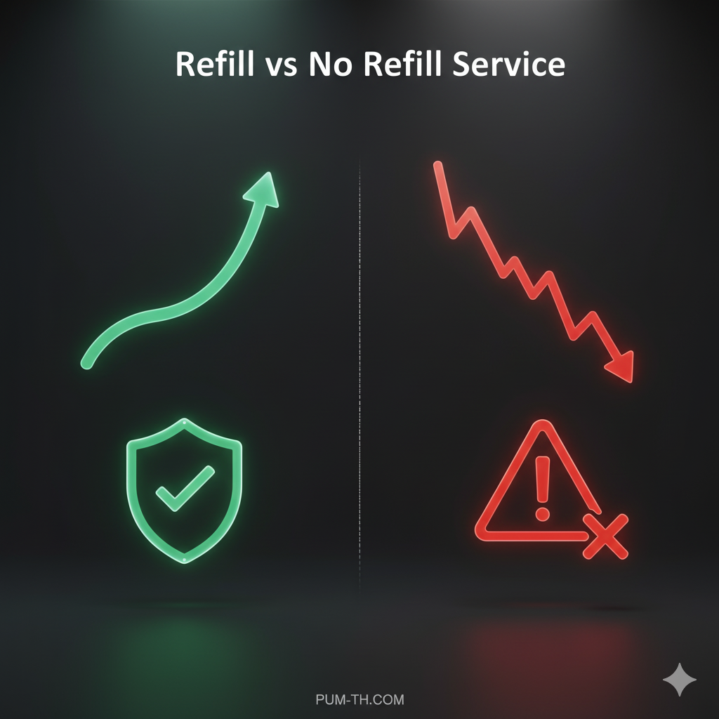 เติมยอดลด (Refill) กับ ไม่เติมยอด (No Refill) ต่างกันยังไง? เลือกแบบไหนดี เติมยอดลดและไม่เติมยอดลดแตกต่างกันยังไง