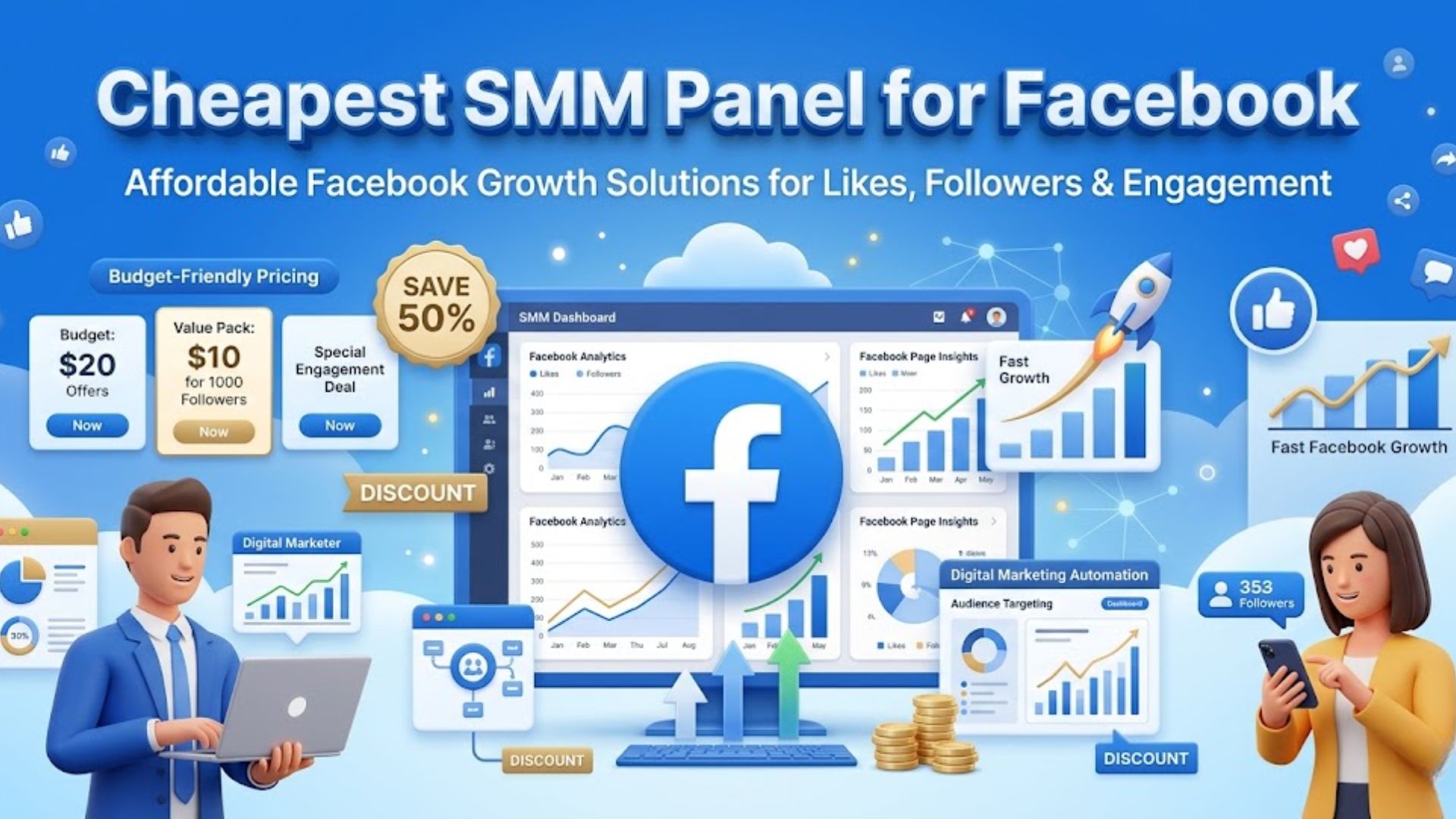 Cheapest SMM panel for Facebook: Secret Growth Method