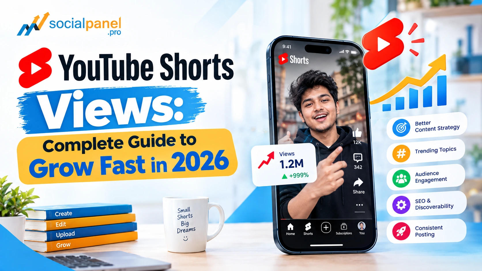 YouTube Shorts Views: Complete Guide to Grow Fast in 2026