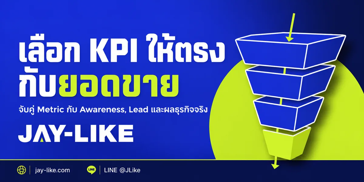 KPI Social Media เลือกอย่างไร? จับคู่ Metric กับ Awareness, Lead และยอดขาย