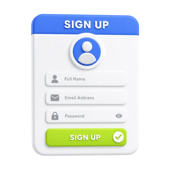 Sign up free