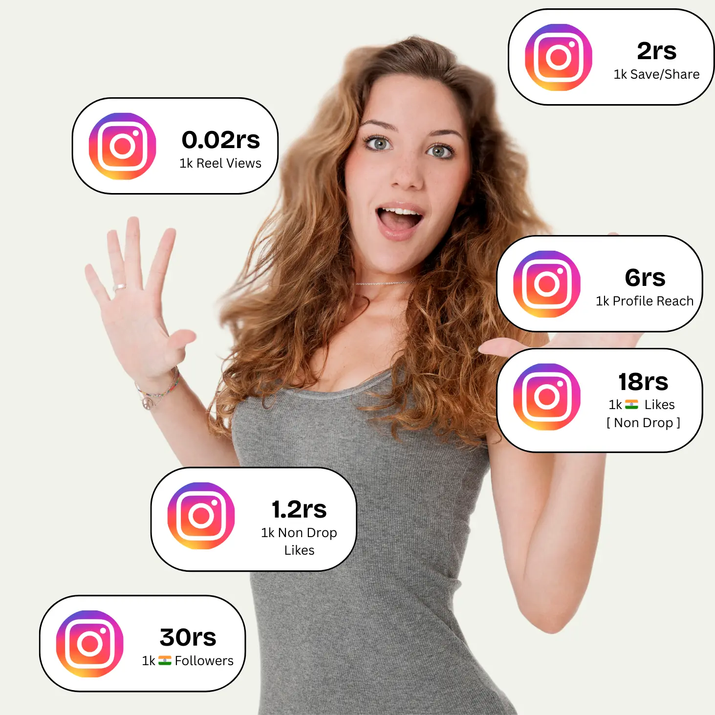 Cheapest Instagram SMM Service, buy instagram followers, likes and views at the cheapest price in the world from cheapsmmglobal indias number 1 smm panel