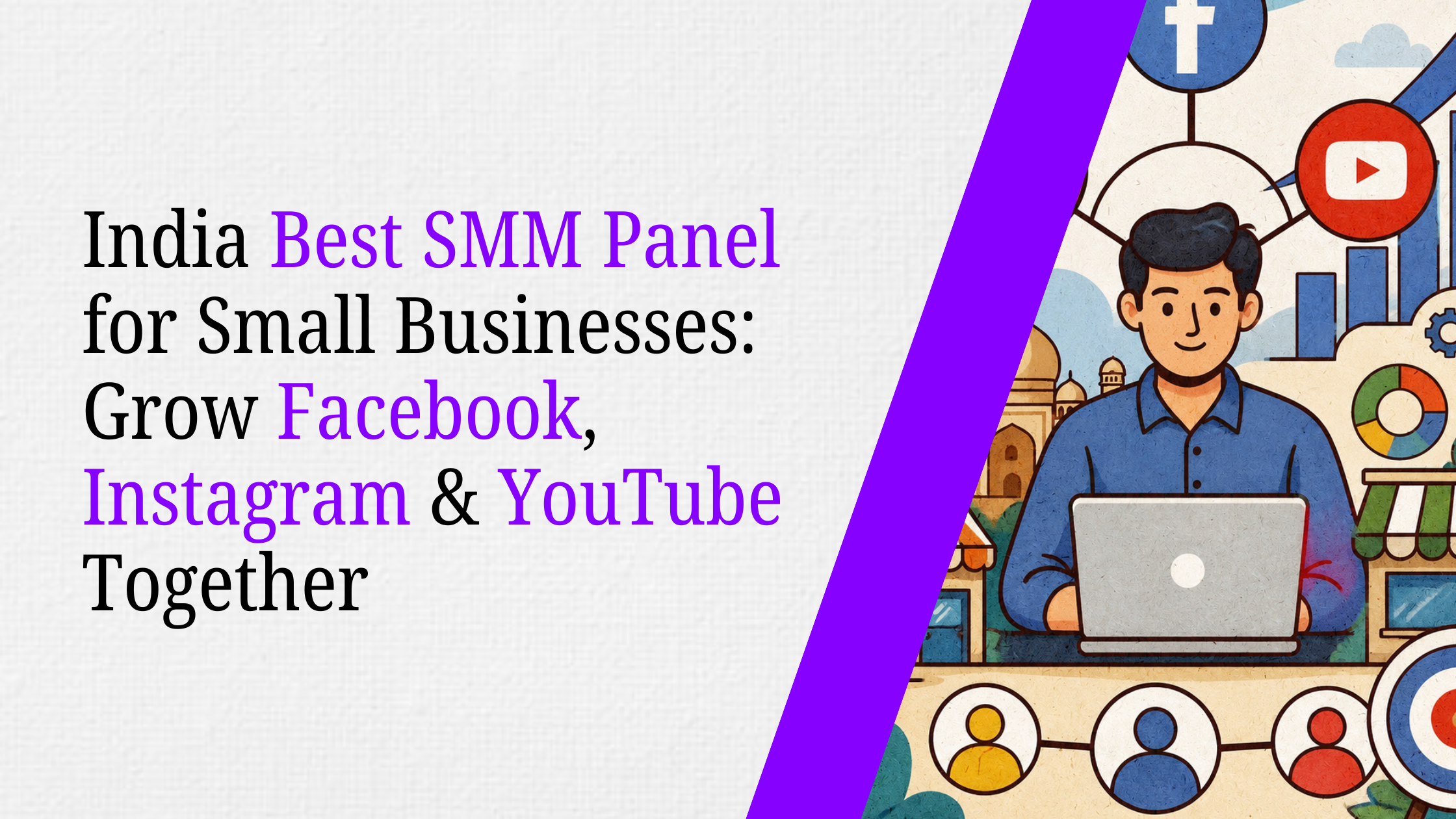 India Best SMM Panel for Small Businesses: Grow Facebook, Instagram & YouTube Together