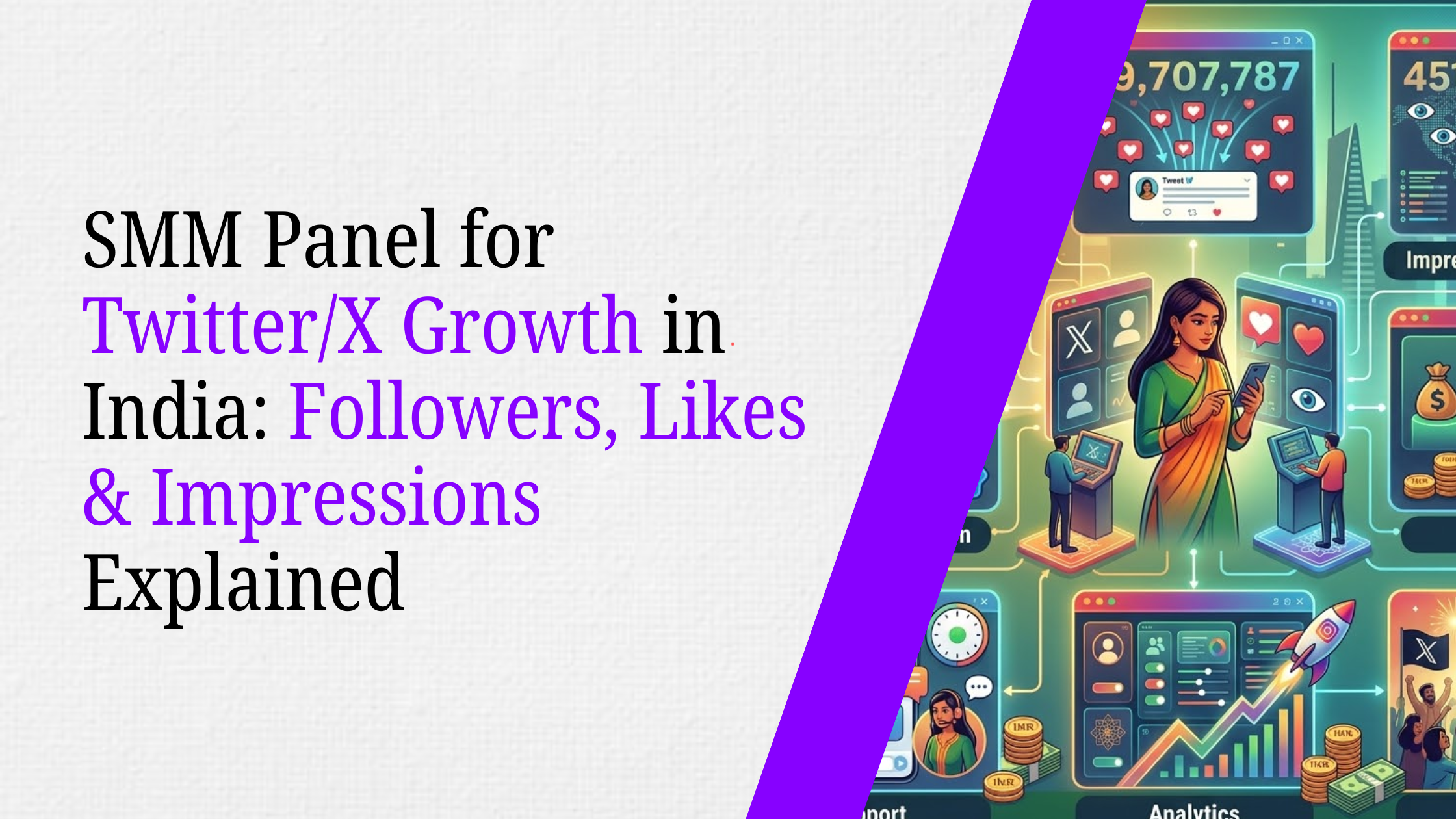 SMM Panel for Twitter/X Growth in India: Followers, Likes & Impressions Explained