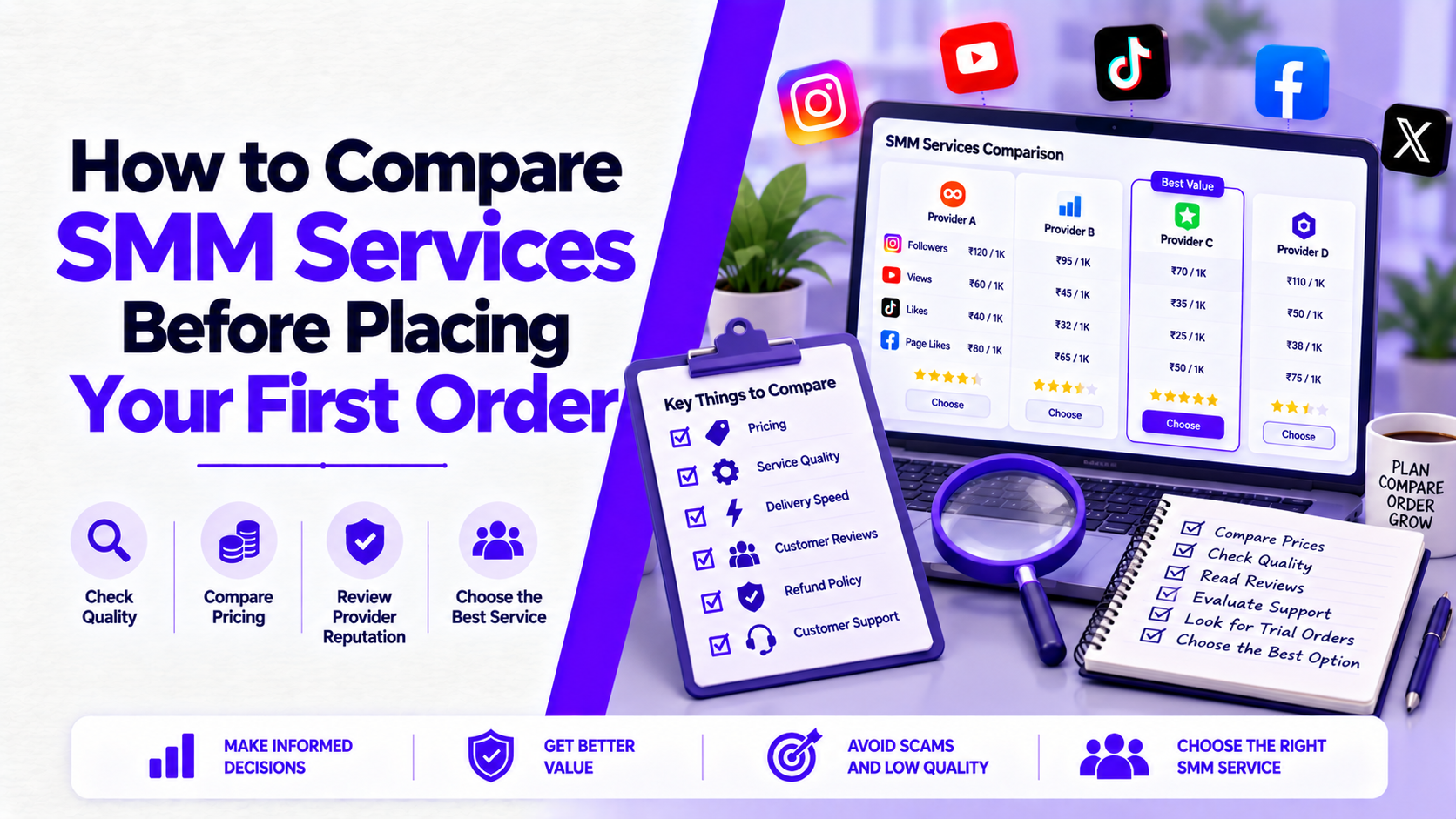 How to Compare SMM Services Before Placing Your First Order