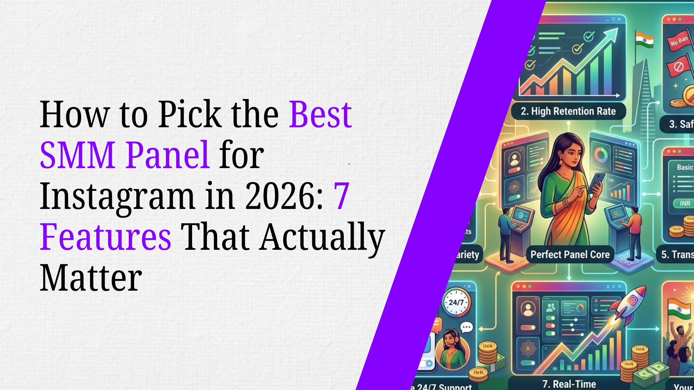 How to Pick the Best SMM Panel for Instagram in 2026: 7 Features That Actually Matter