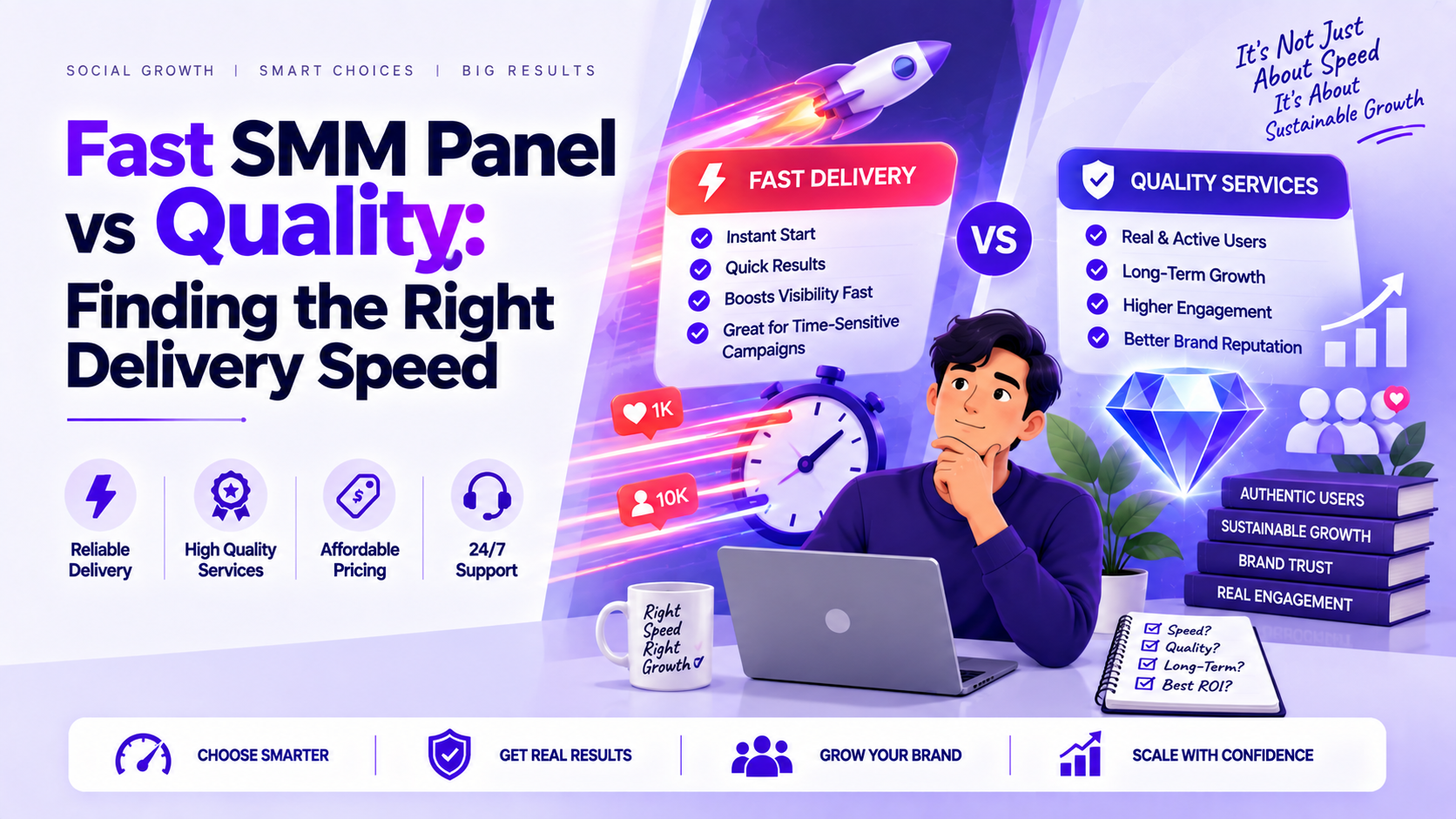 Fast SMM Panel vs Quality: Finding the Right Delivery Speed