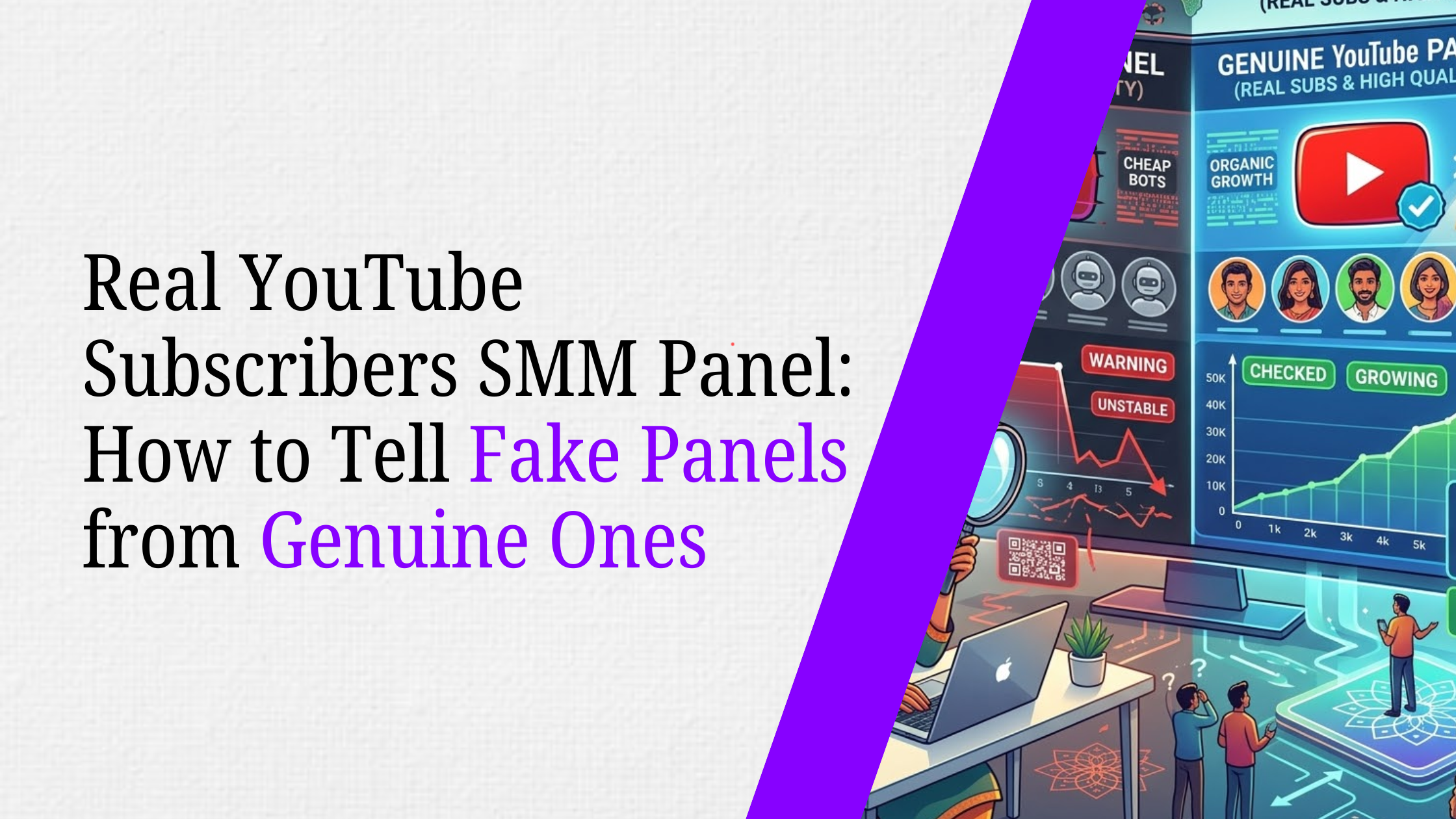 Real YouTube Subscribers SMM Panel: How to Tell Fake Panels from Genuine Ones