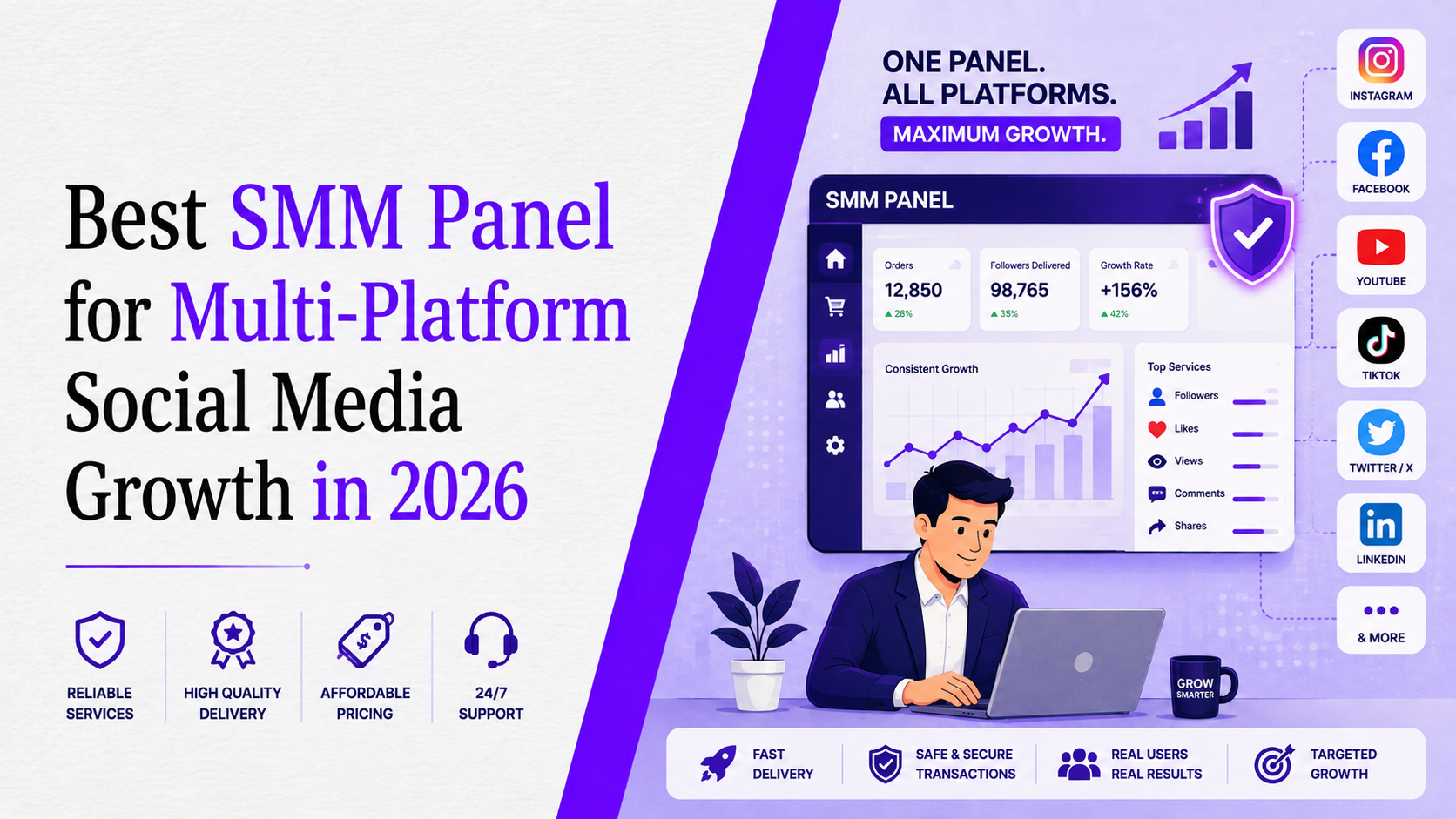 Top Social media Growth Best SMM Panel For All Platsfarm 2026