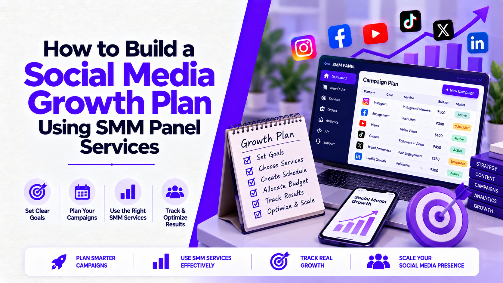 How to Build a Social Media Growth Plan Using SMM Panel Services