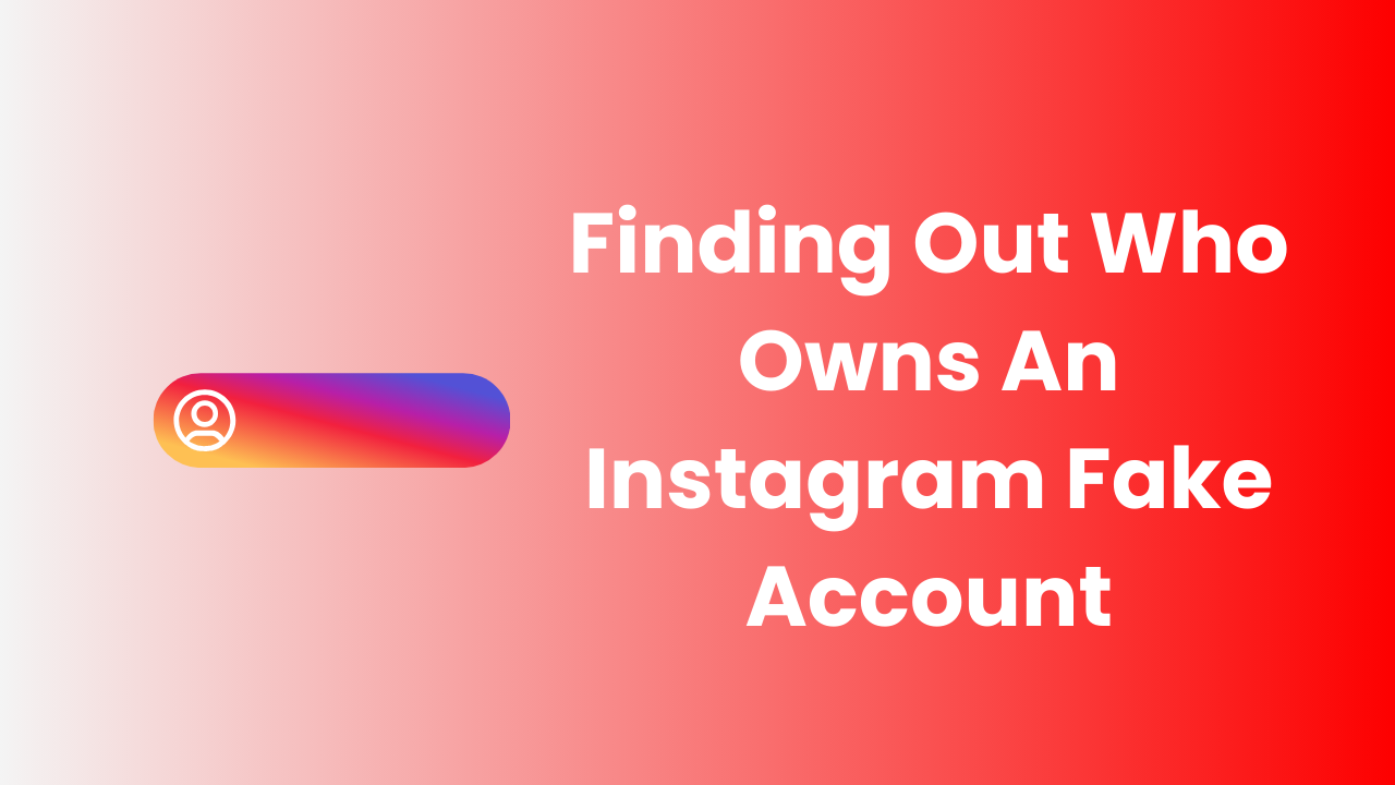 Finding Out Who Owns An Instagram Fake Account