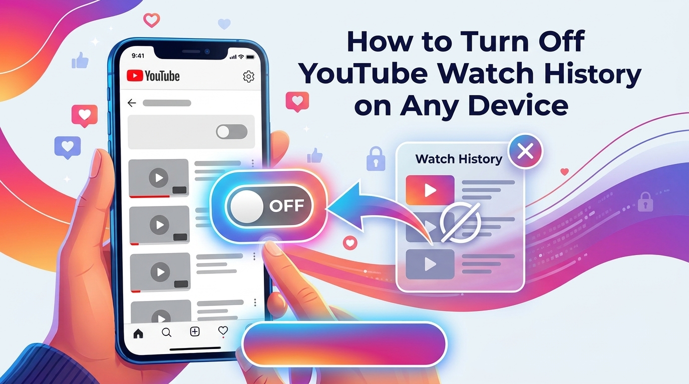 How to Turn Off YouTube Watch History on Any Device