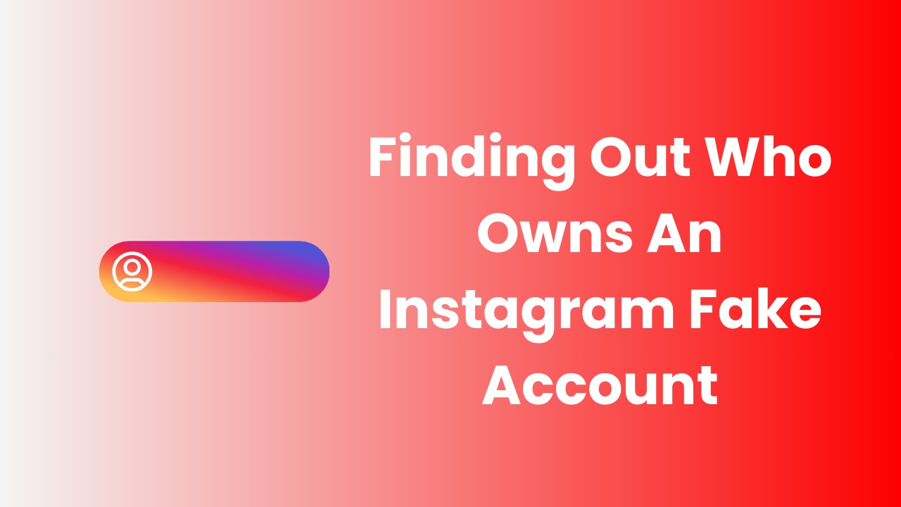 Finding Out Who Owns An Instagram Fake Account