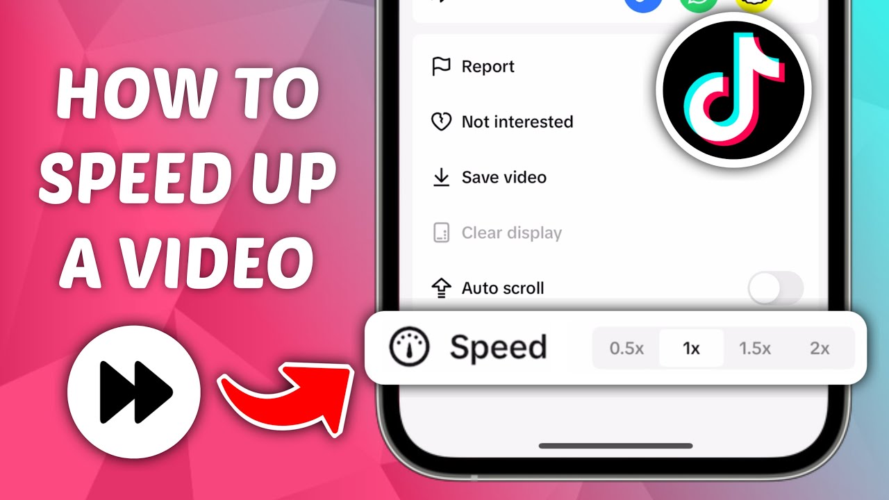 How Do You Speed Up or Slow Down a Tiktok Video?