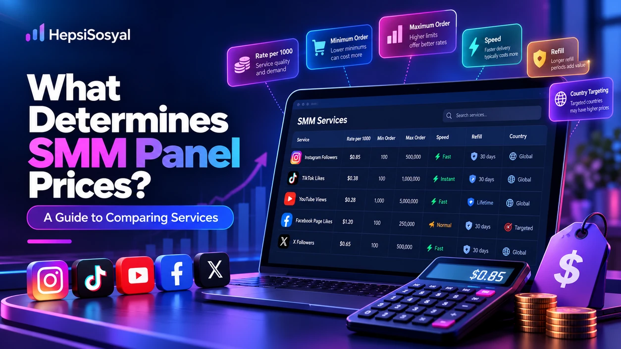 От чего зависят цены SMM-панелей? Как сравнивать услуги