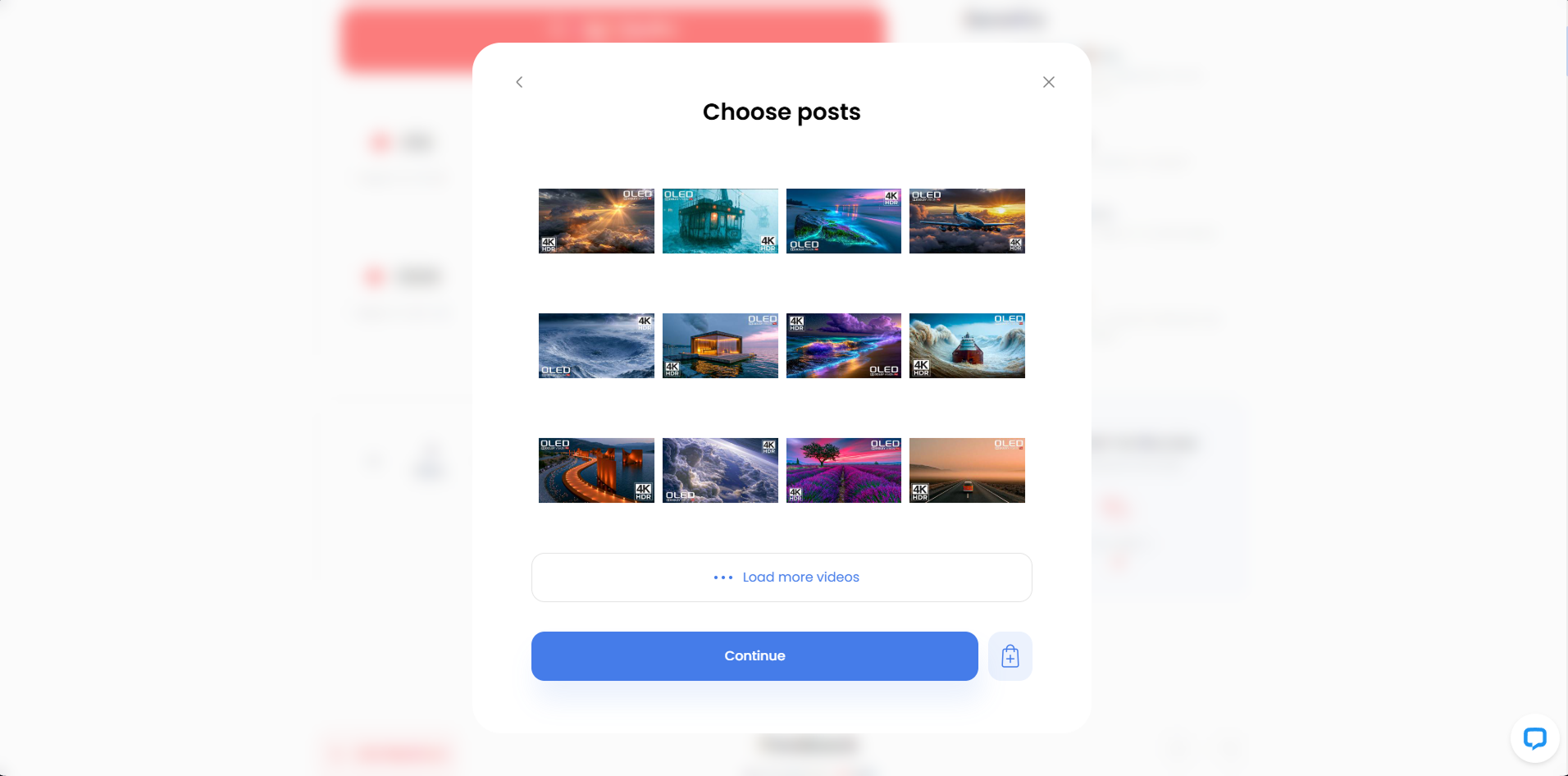 Poprey service and order options