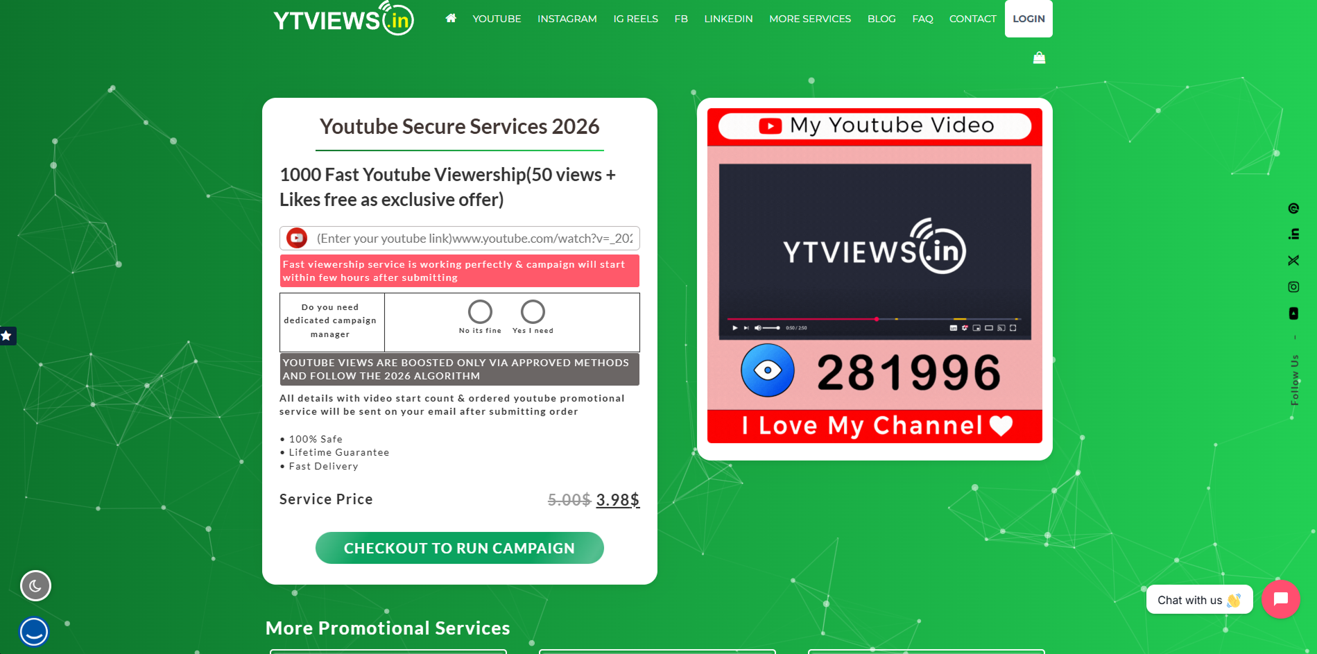 YTViews support and information