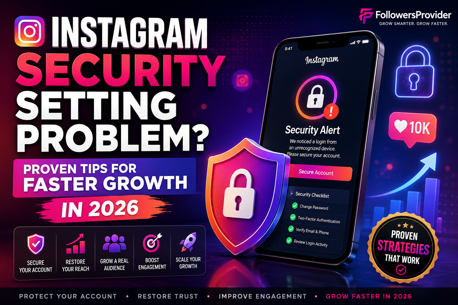 Instagram Security Setting Problem? Proven Tips for Faster Growth in 2026