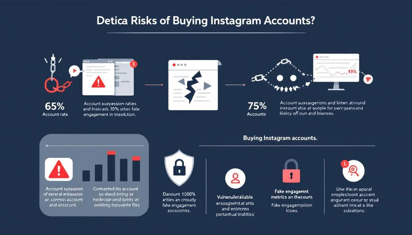Potential risks associated with buying Instagram accounts. Potential risks associated with buying Instagram accounts.