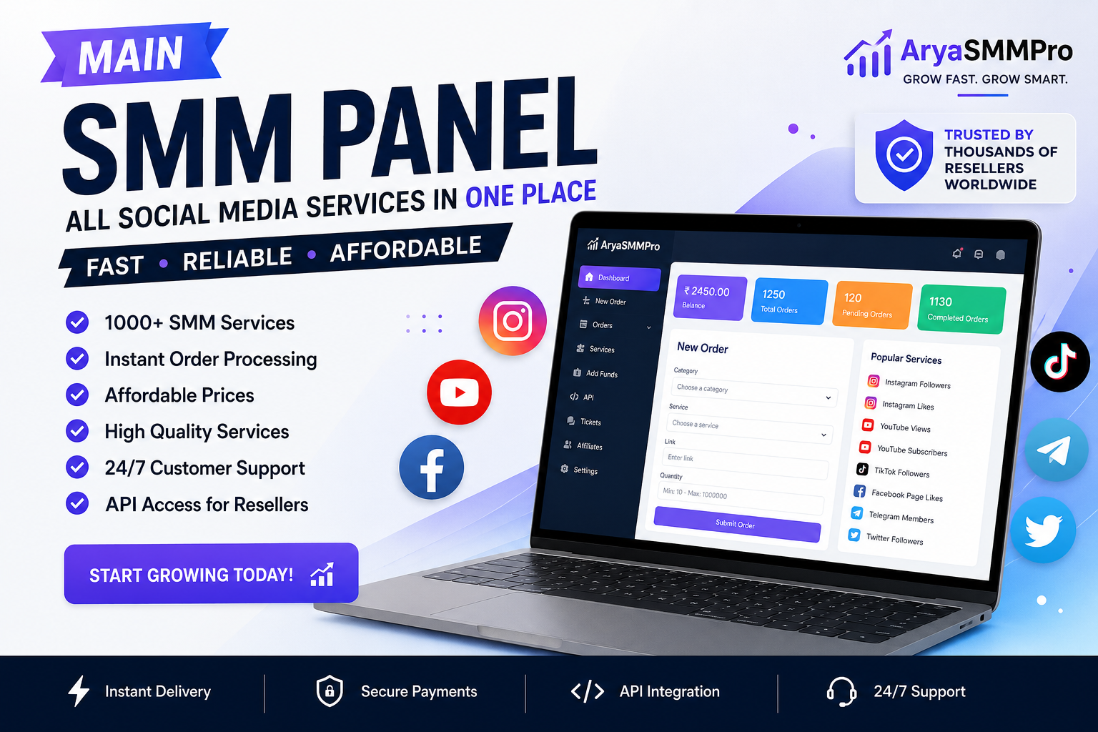 Main SMM Panel