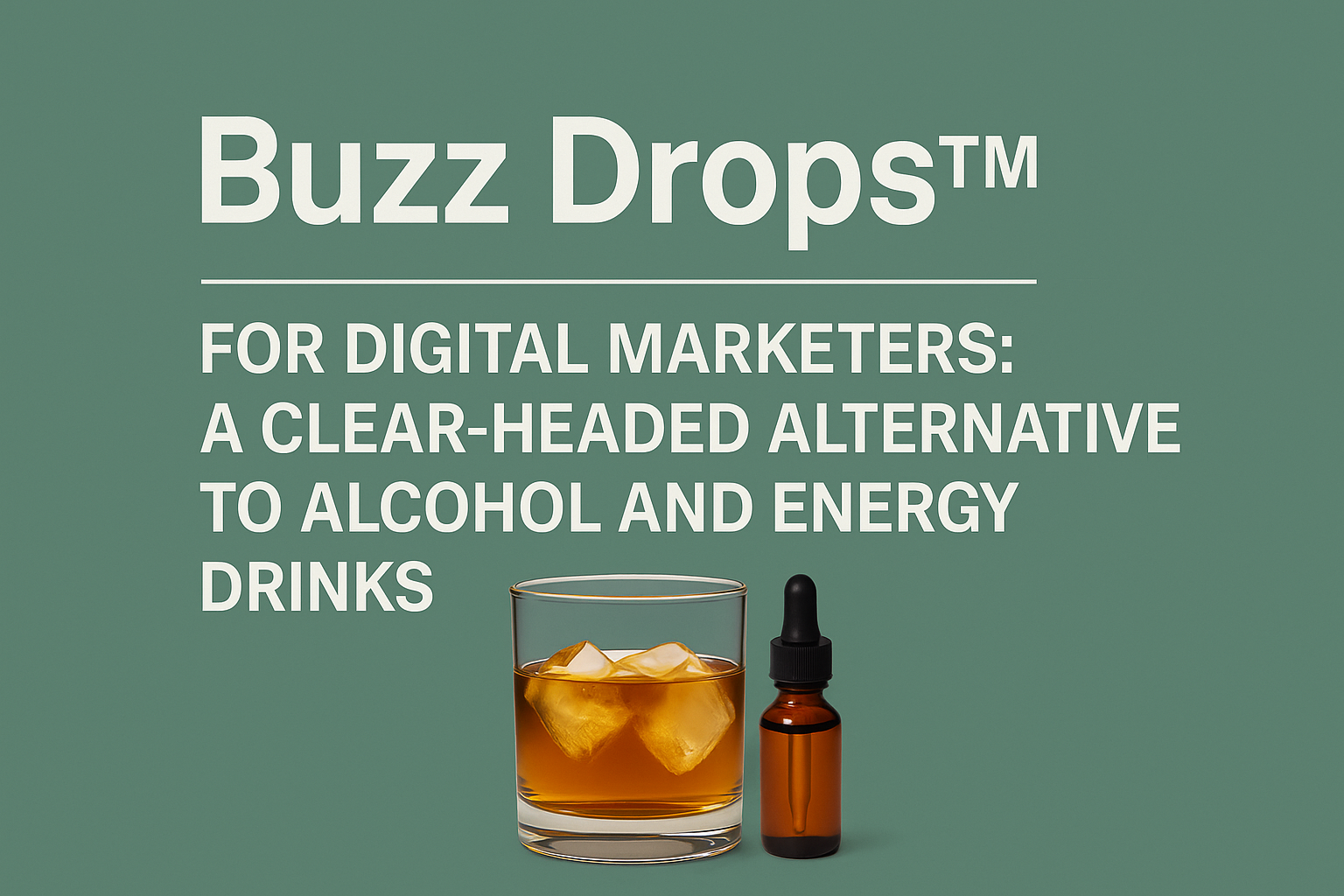 Buzz Drops for Digital Marketers: A Clear-Headed Alternative to Alcohol and Energy Drinks