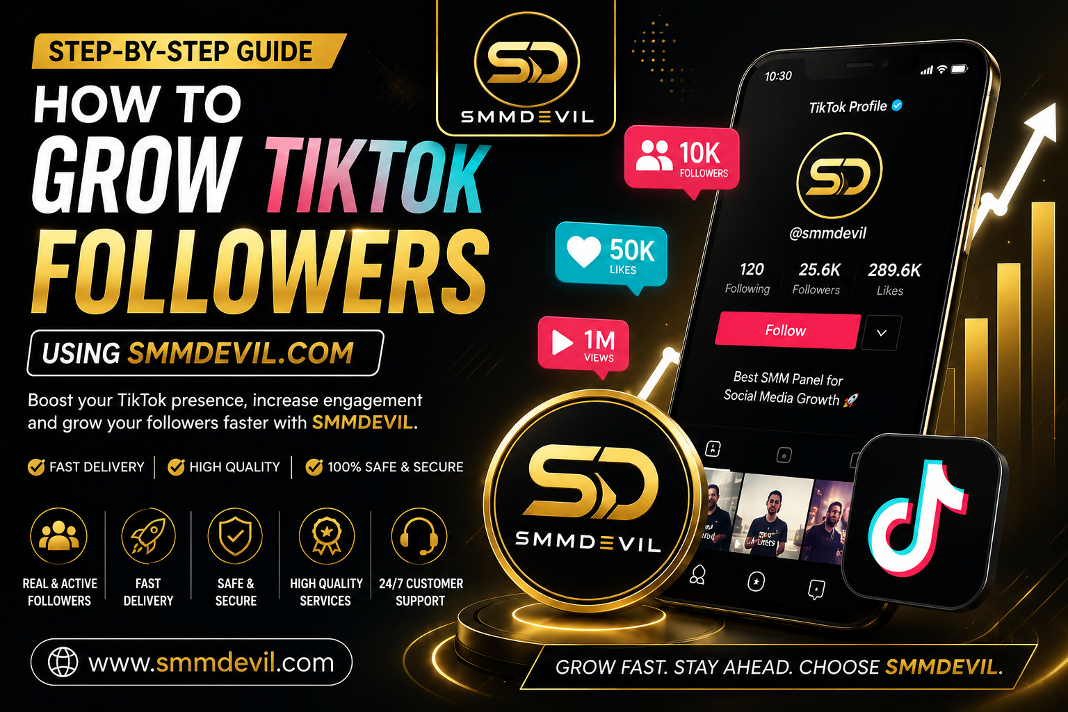 How to Grow TikTok Followers Using SMMDEVIL – Best TikTok SMM Panel for Fast Social Media Growth