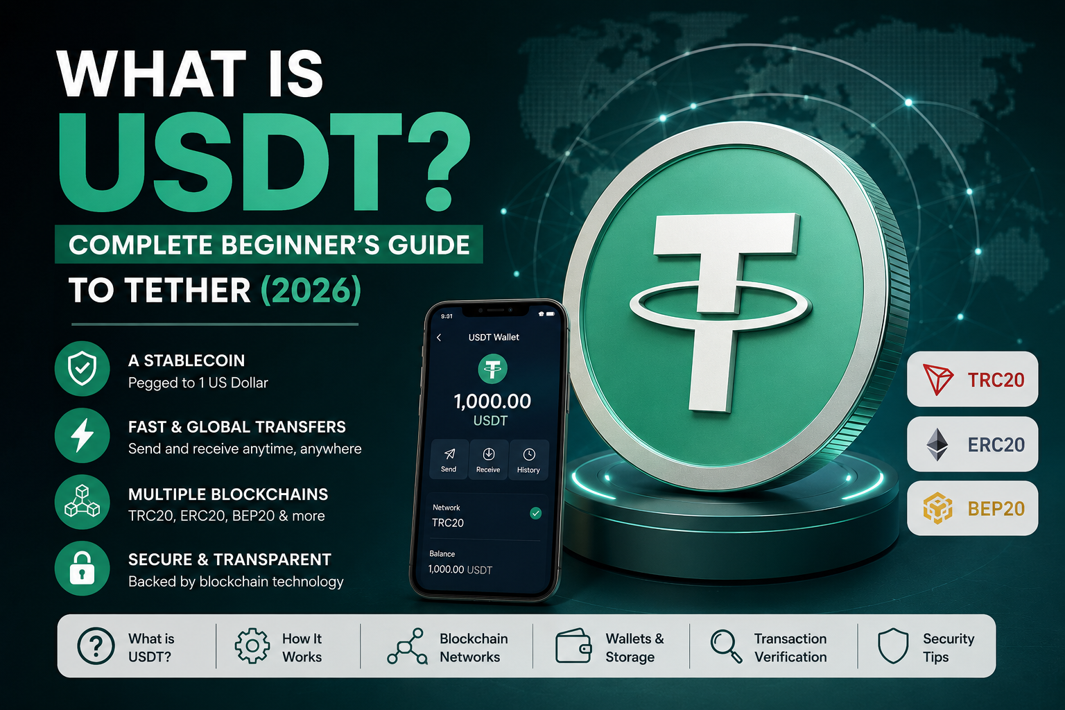 What is flash USDT and how does Tether work