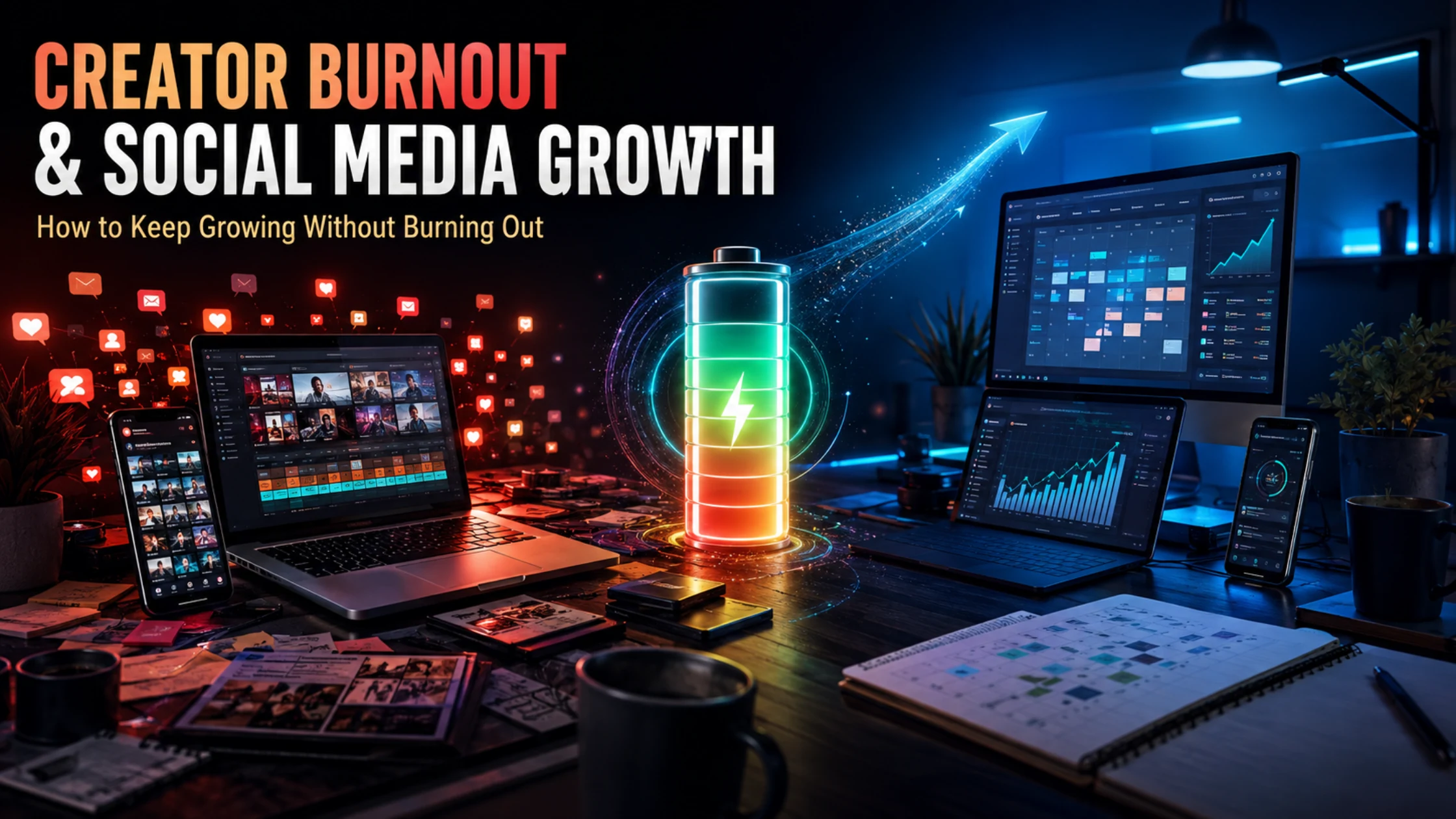 How to overcome creator burnout and maintain sustainable social media growth with smarter content strategies in 2026