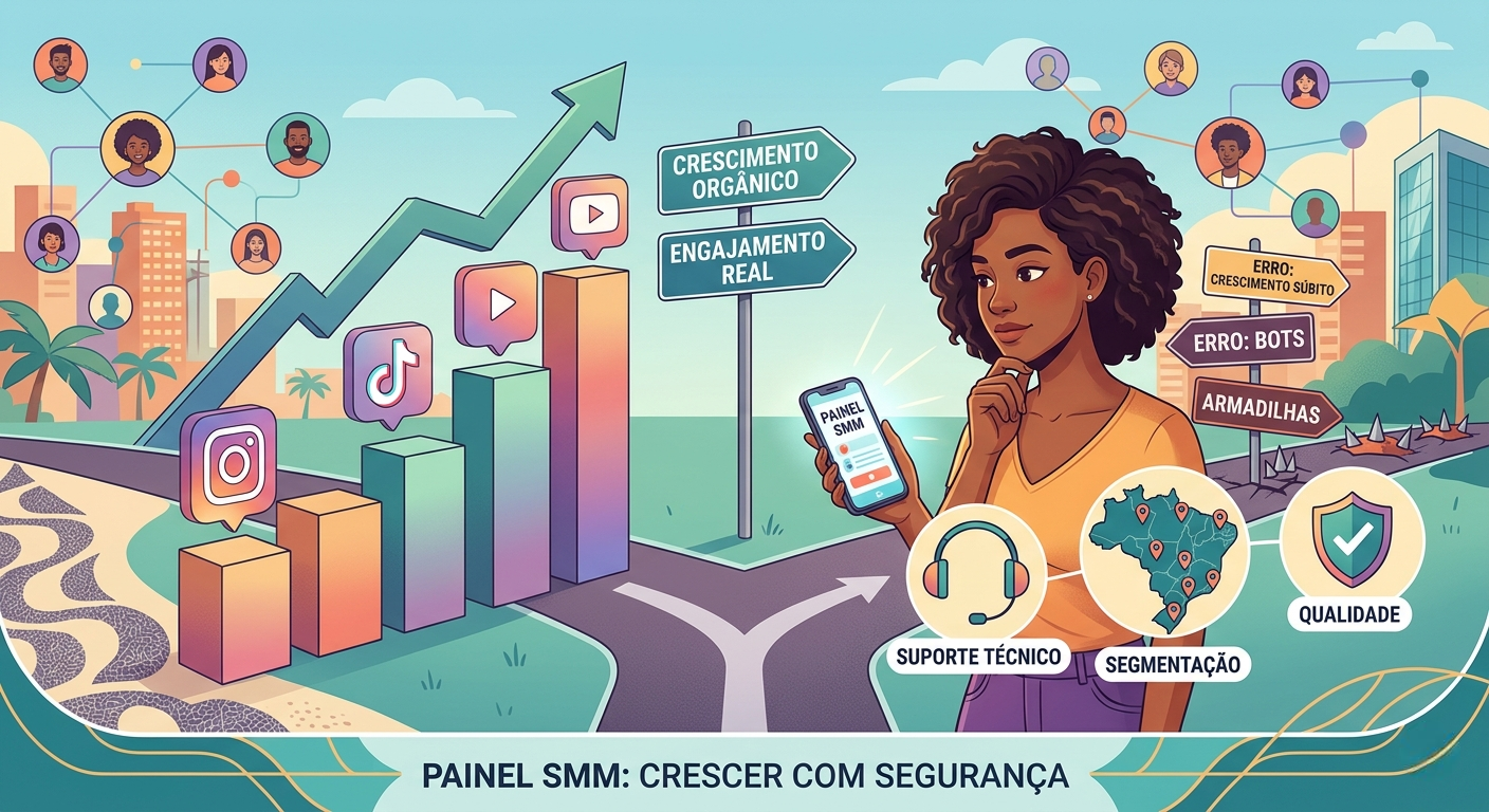 Painel SMM: O Segredo (e os Cuidados) para Crescer de Verdade nas Redes Sociais