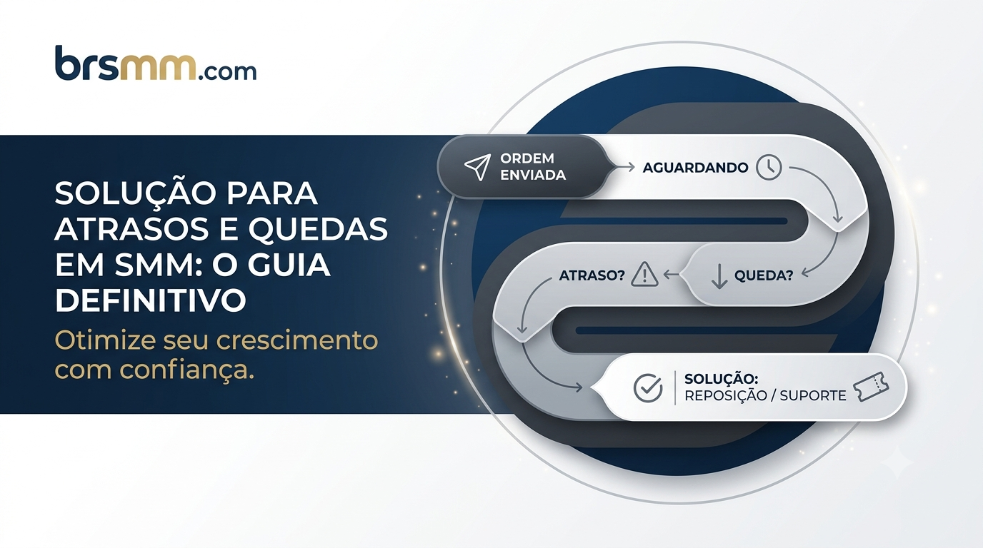 Como Resolver Problemas de Atraso e Queda (Drop) em Pedidos de Painel SMM? Guia do Usuário