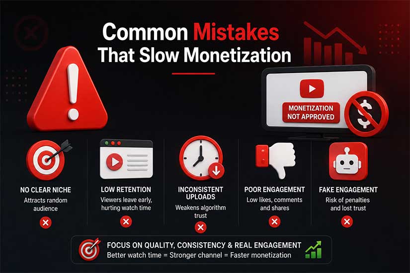 Common Mistakes That Slow Monetization